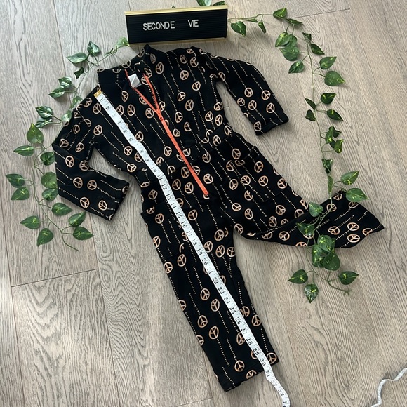 Nordstrom Cristina Martinez kids peace onesie size 4 - Picture 2 of 4